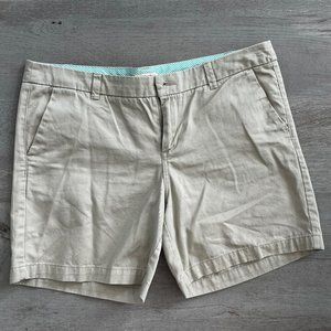 Merona Khaki Shorts, Size 14